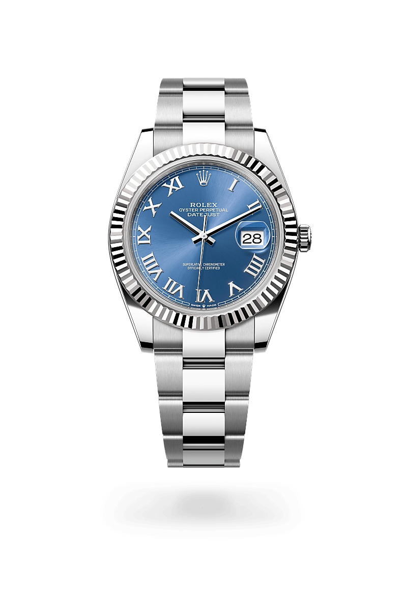 Rolex Datejust in White Rolesor - combination of Oystersteel and white gold, M126334-0025 - Rolex Boutique San Jose
