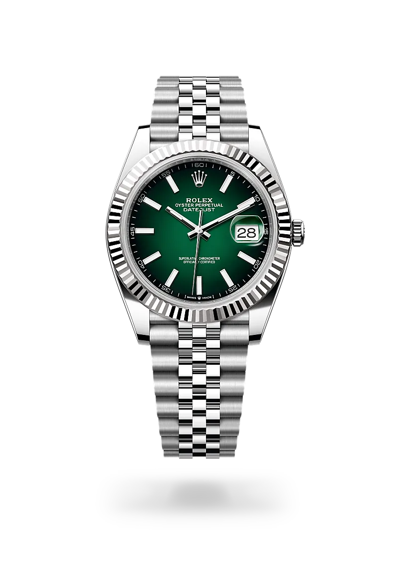 Rolex Datejust in White Rolesor - combination of Oystersteel and white gold, M126334-0034 - Joseph-Anthony