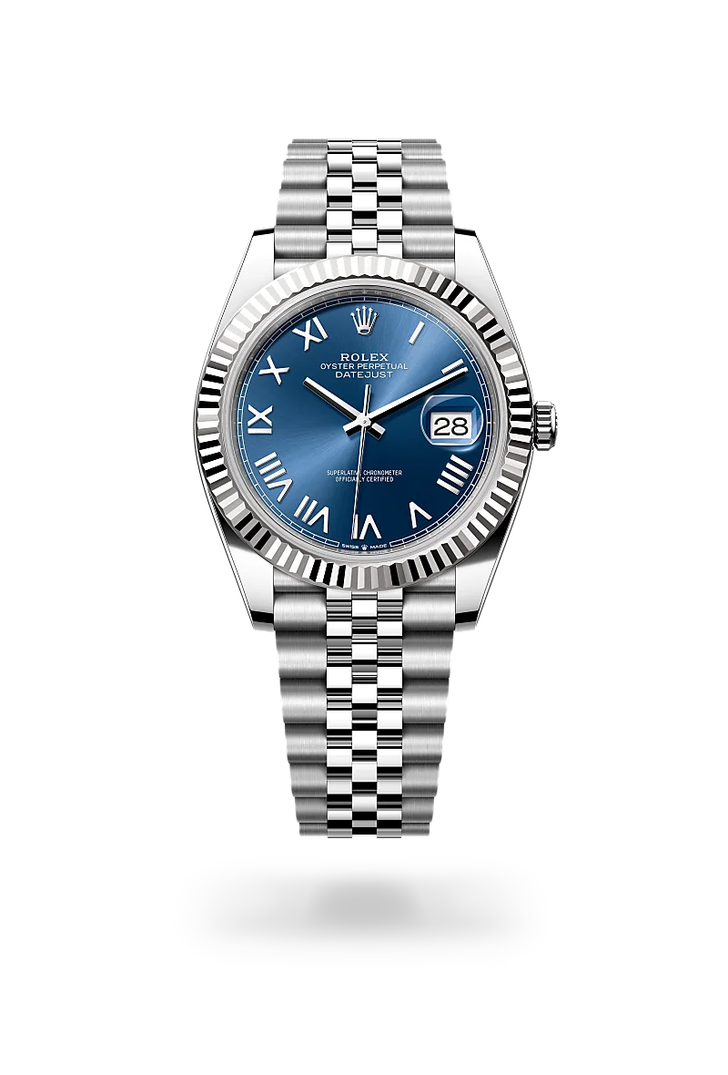 Rolex Datejust in White Rolesor - combination of Oystersteel and white gold, M126334-0038 - Joseph-Anthony