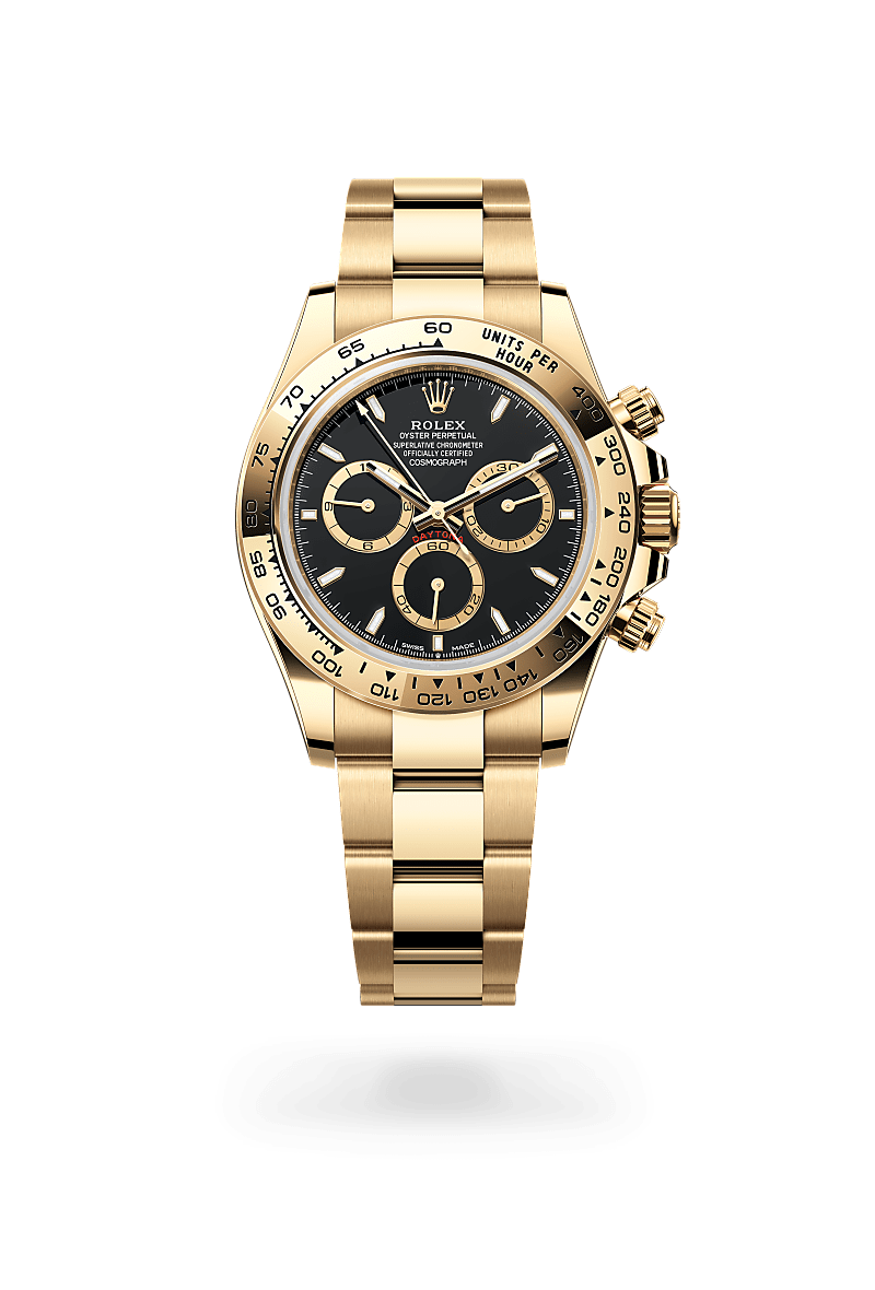 Rolex Cosmograph Daytona in 18 ct yellow gold, M126508-0004 - J. Vair Jewellers