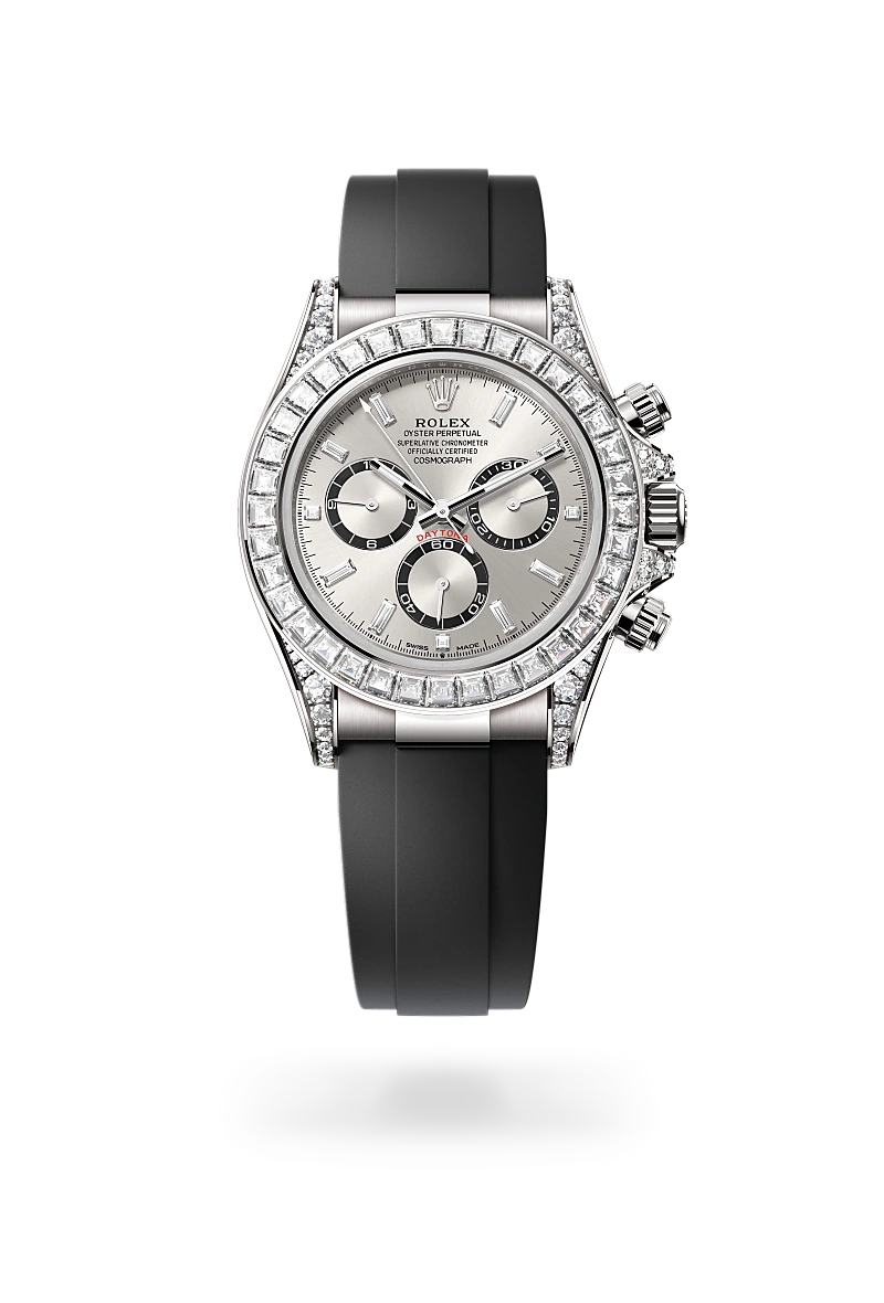 Rolex Cosmograph Daytona in 18 ct white gold with lugs set with diamonds, M126539TBR-0002 - Build