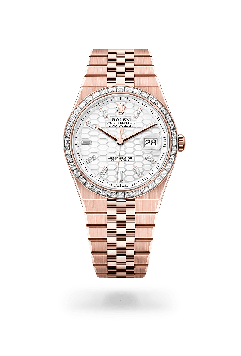 Rolex  in 18 ct Everose gold, M127385TBR-0003 - J. Vair Jewellers