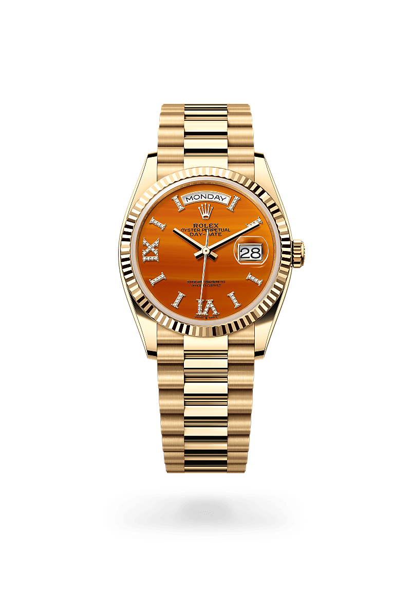 Rolex Day-Date in 18 ct yellow gold, M128238-0088 - Rolex Boutique San Jose