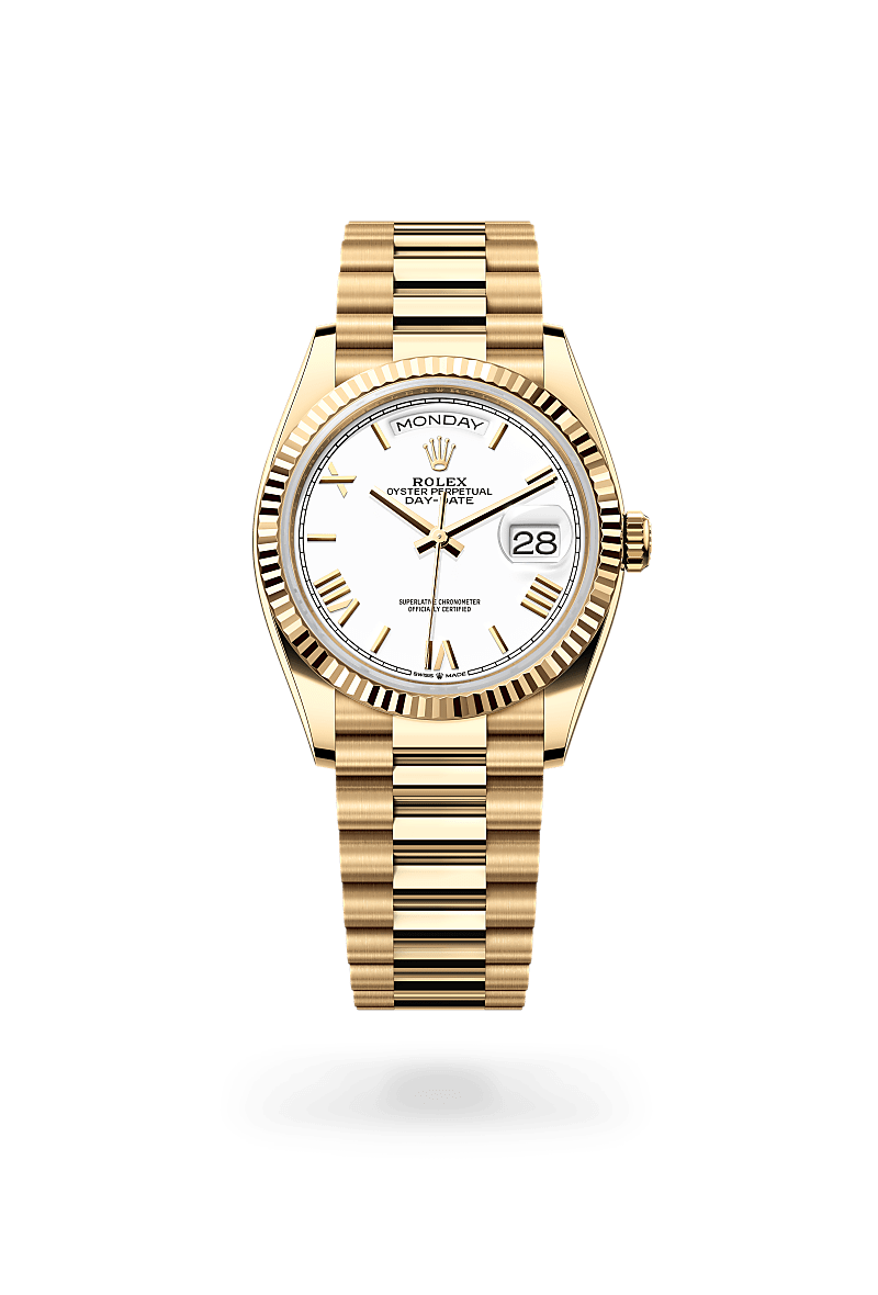 Rolex Day-Date in 18 ct yellow gold, M128238-0113 - J. Vair Jewellers