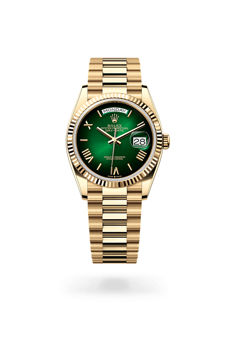 Rolex Day-Date in 18 ct yellow gold, M128238-0118 - J. Vair Jewellers
