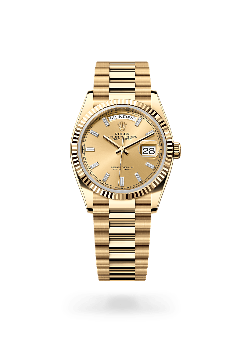 Rolex Day-Date in 18 ct yellow gold, M128238-0132 - J. Vair Jewellers