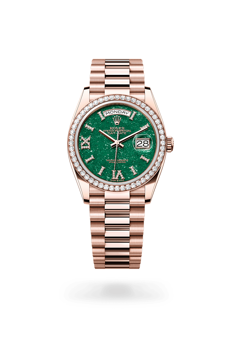 Rolex Day-Date in 18 ct Everose gold, M128345RBR-0068 - Build