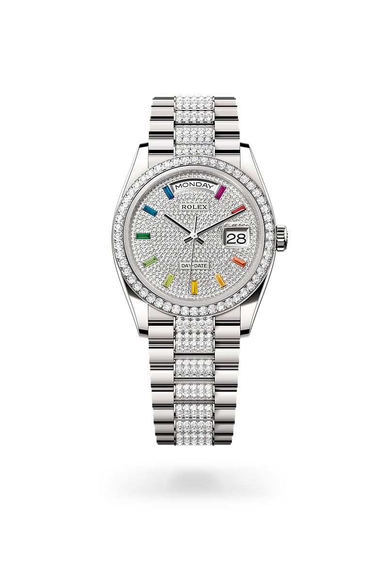 Rolex Day-Date in 18 ct white gold, M128349RBR-0012 - Joseph-Anthony
