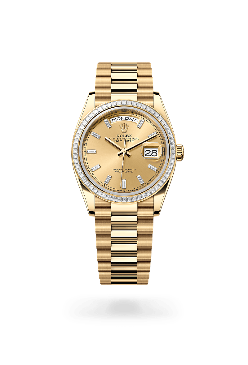 Rolex Day-Date in 18 ct yellow gold, M128398TBR-0037 - Build