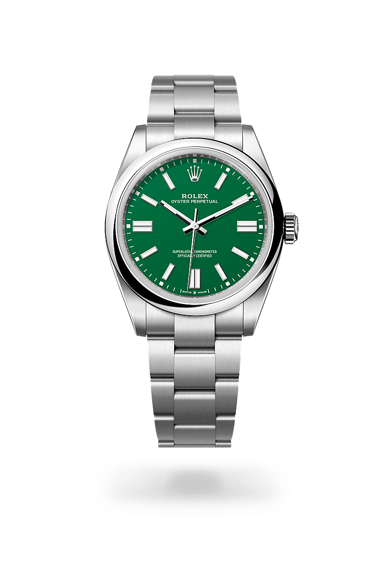 Rolex Oyster Perpetual in Oystersteel, M134300-0004 - J. Vair Jewellers