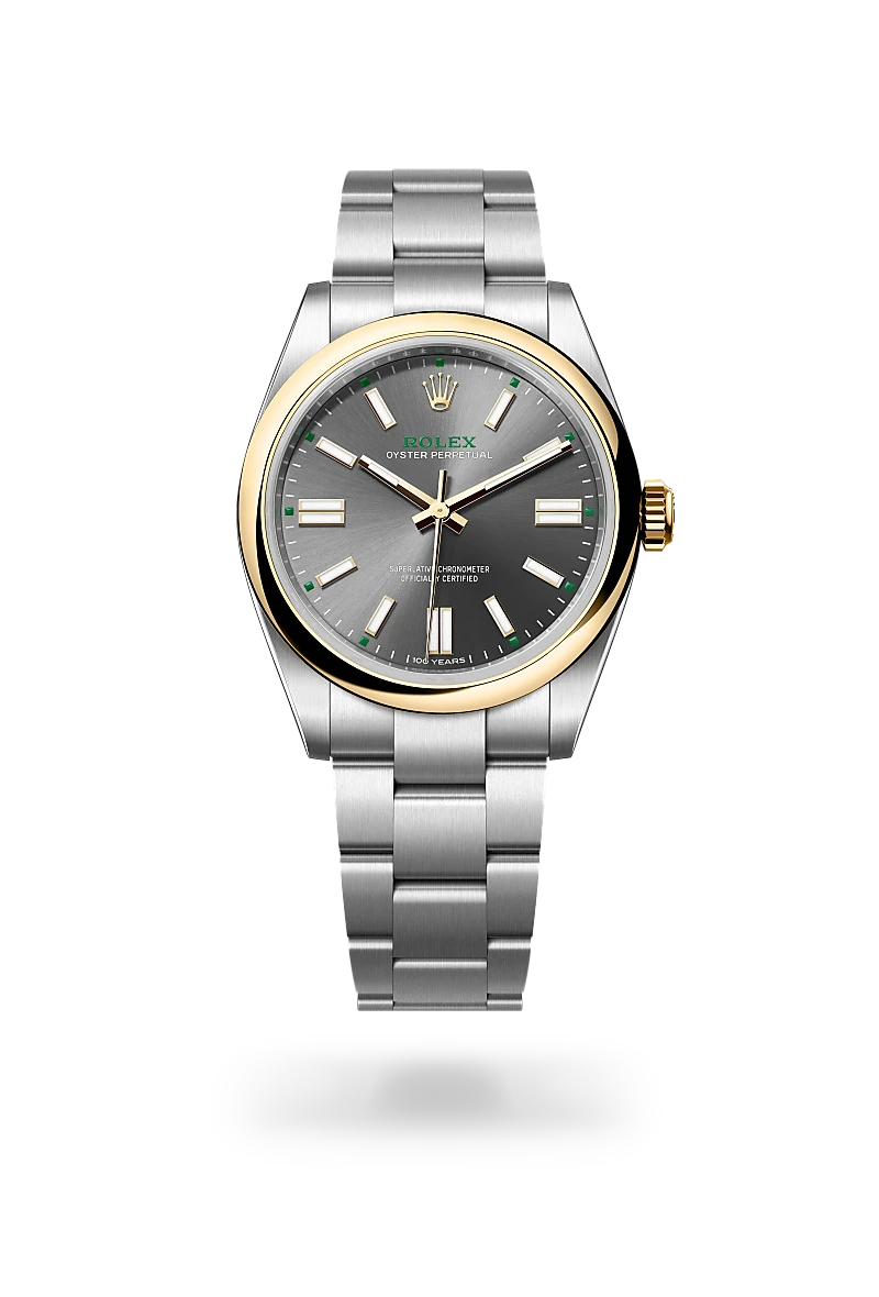 Rolex Oyster Perpetual in Yellow Rolesor - combination of Oystersteel and yellow gold, M134303-0001 - GemOro