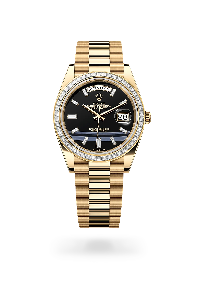 Rolex Day-Date in 18 kt yellow gold, M228398TBR-0038 - Heller Jewelers
