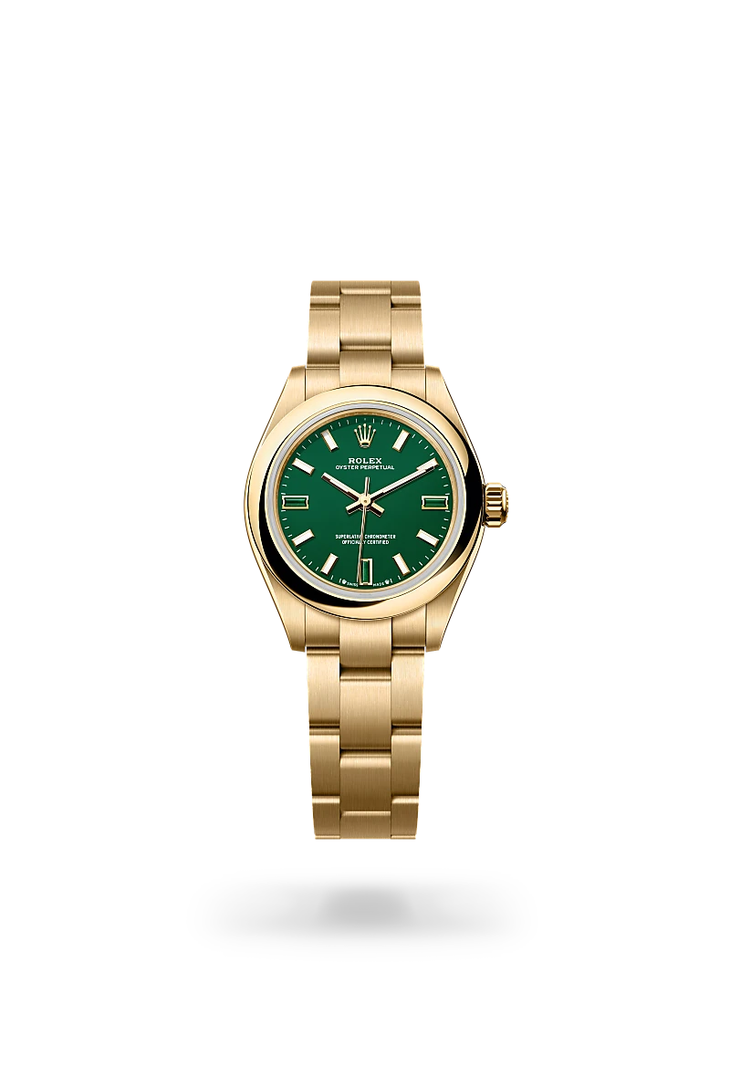 Rolex Oyster Perpetual in 18 ct yellow gold, M276208-0002 - GemOro