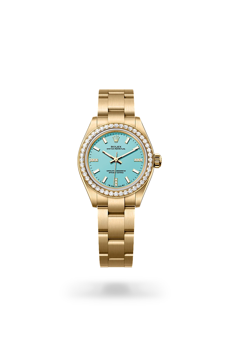 Rolex Oyster Perpetual in 18 ct yellow gold, M276248RBR-0001 - Joseph-Anthony