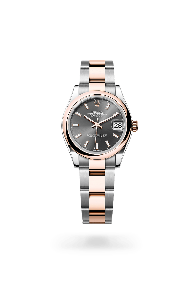 Rolex Datejust in Everose Rolesor - combination of Oystersteel and Everose gold, M278241-0017 - Humbertown Jewellers