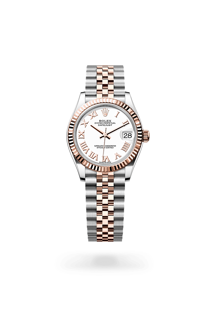 Rolex Datejust in Everose Rolesor - combination of Oystersteel and Everose gold, M278271-0002 - La Différence Time Centre