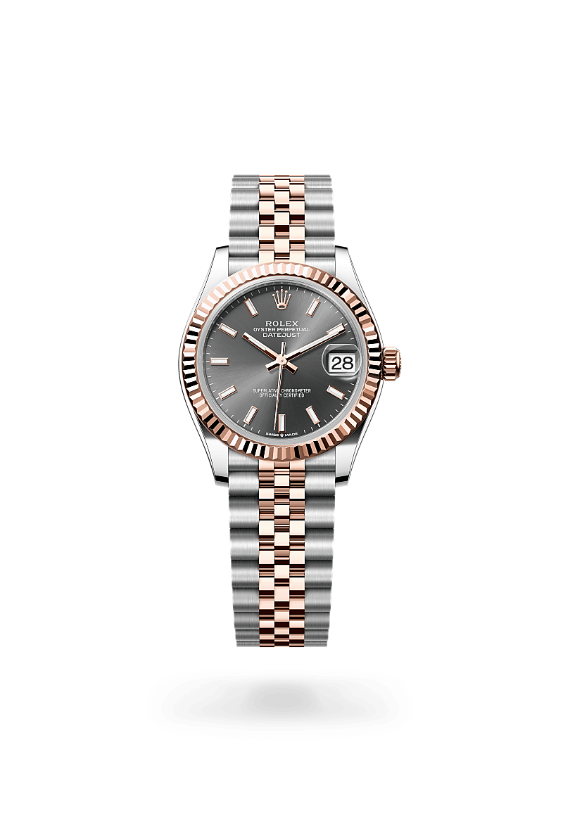 Rolex Datejust in Everose Rolesor - combination of Oystersteel and Everose gold, M278271-0018 - La Différence Time Centre