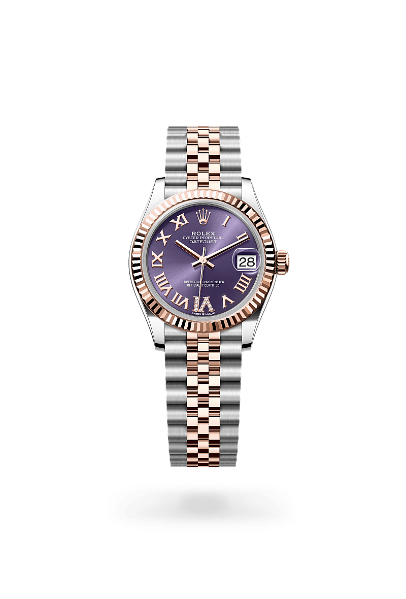 Rolex Datejust in Everose Rolesor - combination of Oystersteel and Everose gold, M278271-0020 - La Différence Time Centre