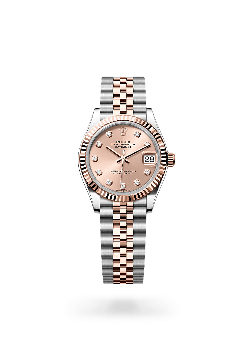 Rolex Datejust in Everose Rolesor - combination of Oystersteel and Everose gold, M278271-0024 - J. Vair Jewellers