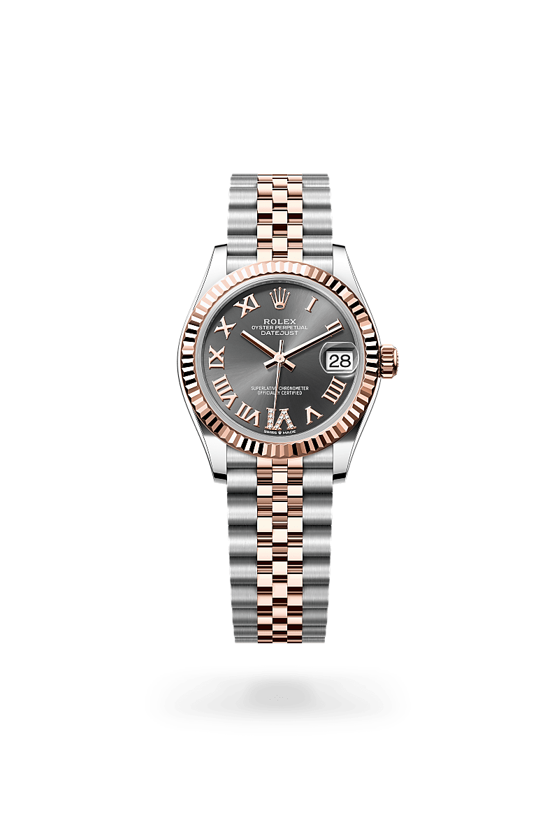 Rolex Datejust in Everose Rolesor - combination of Oystersteel and Everose gold, M278271-0030 - La Différence Time Centre