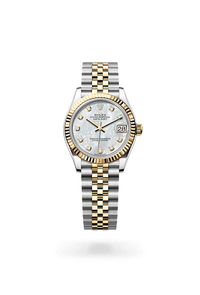 Rolex Datejust in Yellow Rolesor - combination of Oystersteel and yellow gold, M278273-0028 - Rolex Boutique San Jose