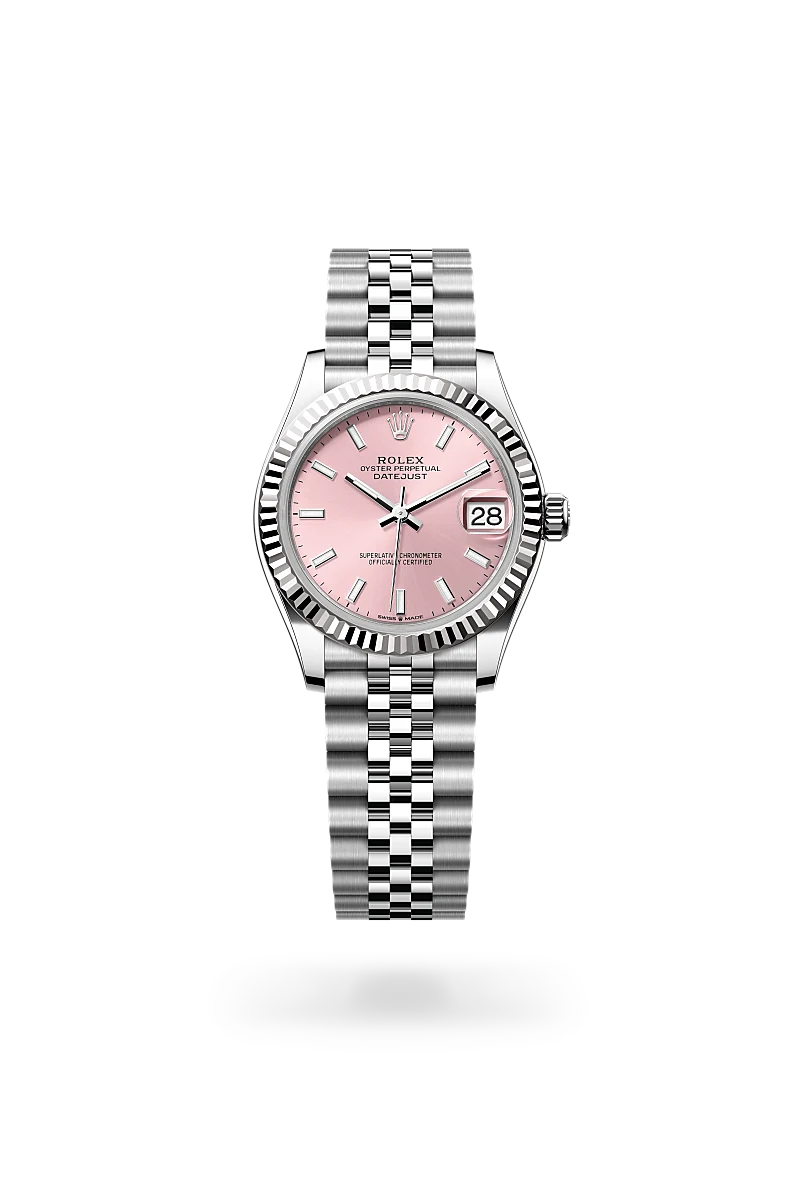 Rolex Datejust in White Rolesor - combination of Oystersteel and white gold, M278274-0014 - Heller Jewelers