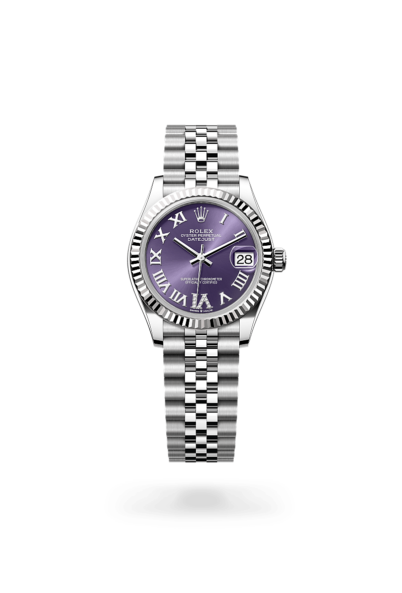 Rolex Datejust in White Rolesor - combination of Oystersteel and white gold, M278274-0026 - GemOro