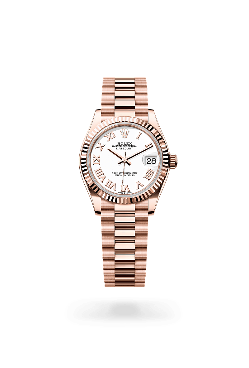 Rolex Datejust in 18 ct Everose gold, M278275-0019 - Rolex Boutique San Jose