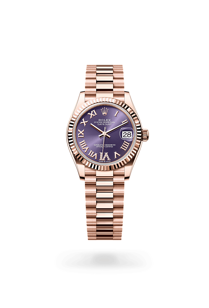 Rolex Datejust in 18 ct Everose gold, M278275-0029 - Rolex Boutique at San Jose