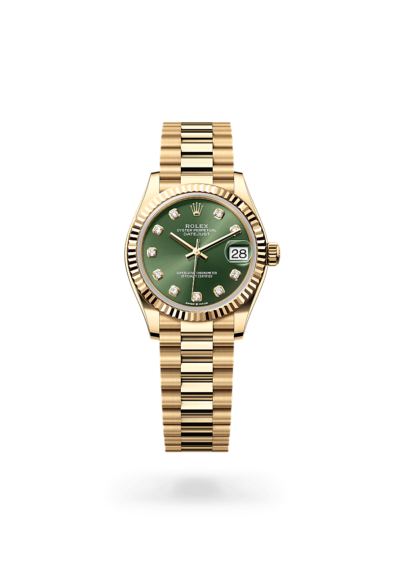 Rolex Datejust in 18 ct yellow gold, M278278-0011 - Rolex Boutique San Jose