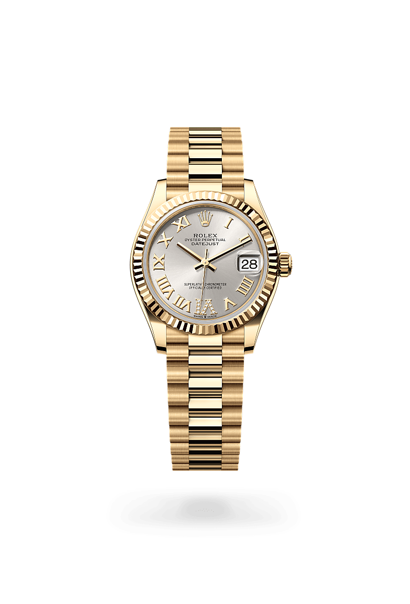 Rolex Datejust in 18 ct yellow gold, M278278-0028 - Rolex Boutique San Jose