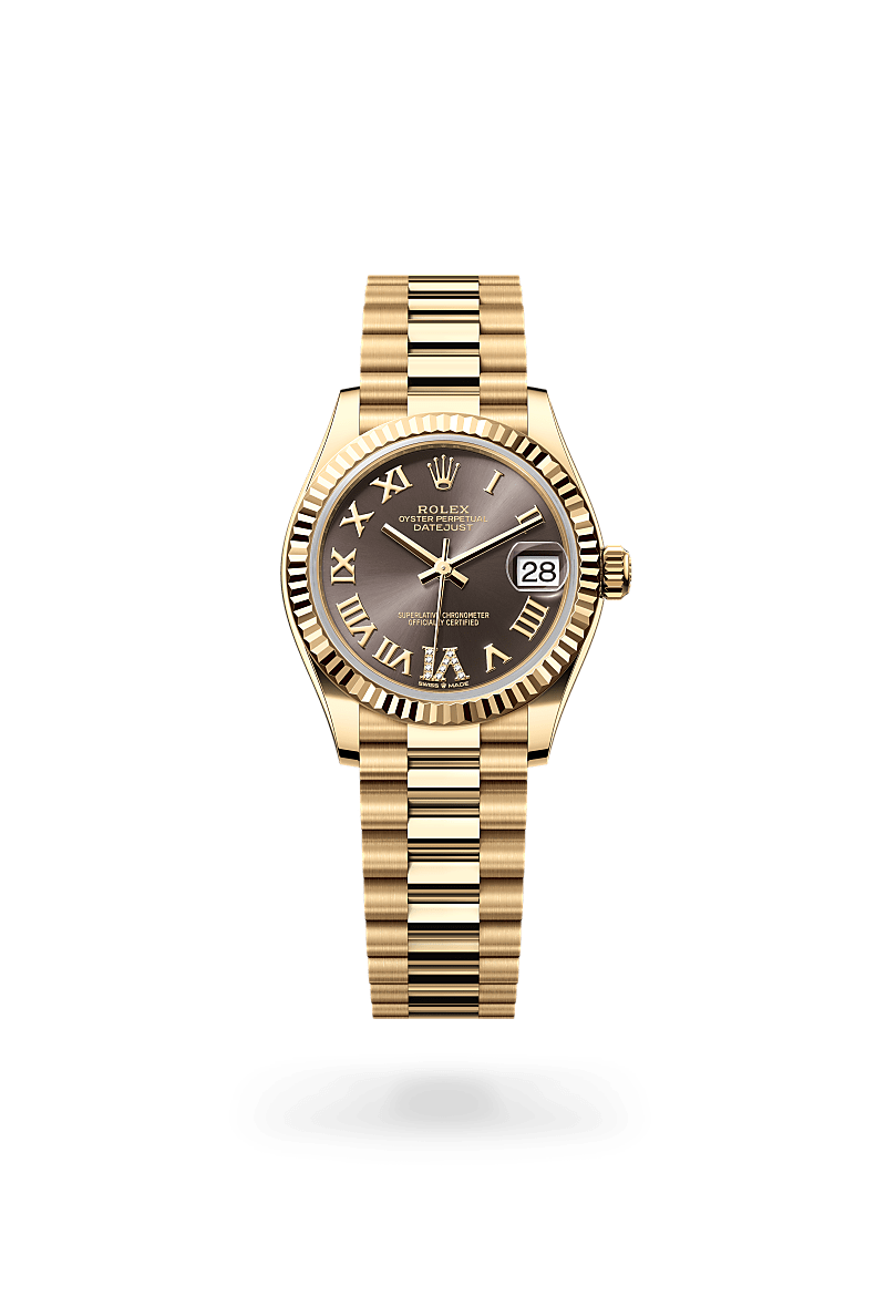 Rolex Datejust in 18 ct yellow gold, M278278-0032 - J. Vair Jewellers