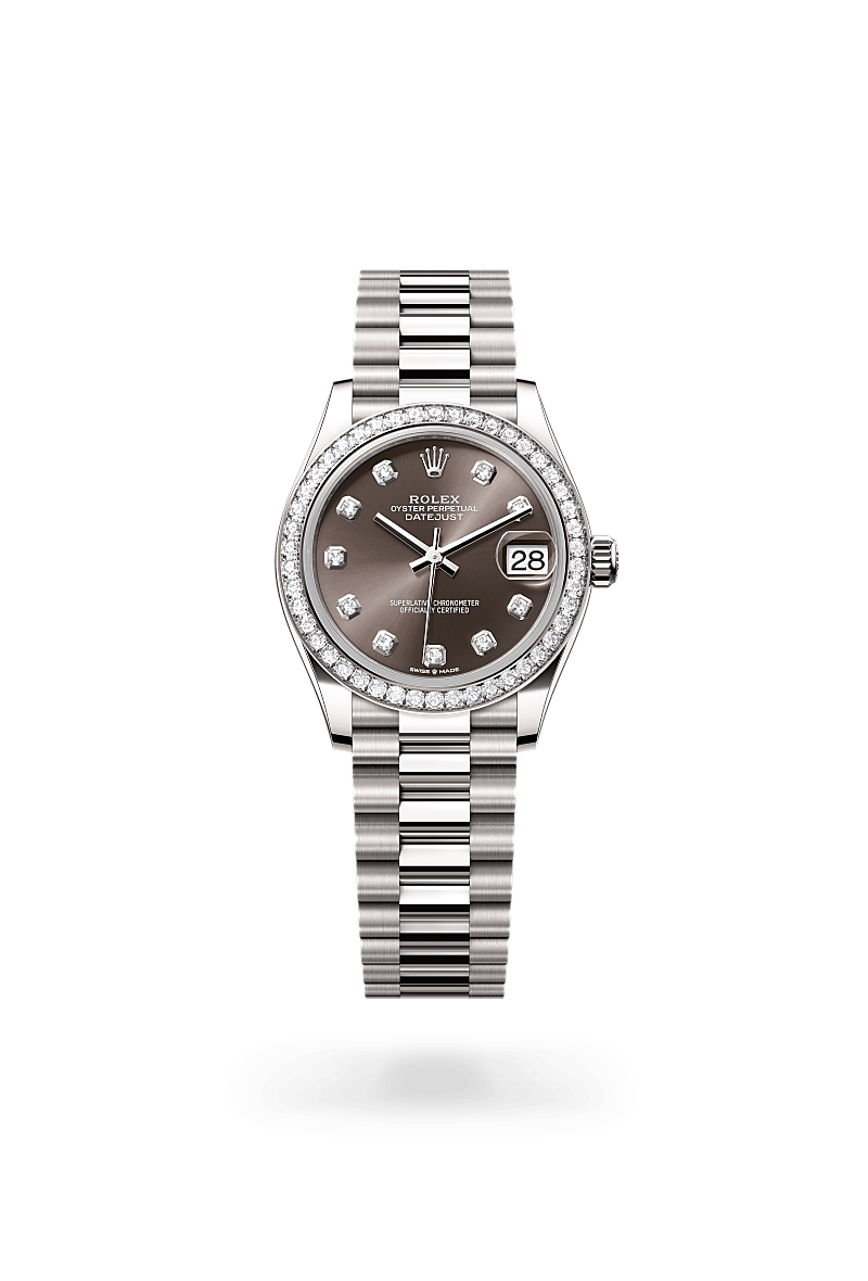 Rolex Datejust in 18 ct white gold, M278289RBR-0006 - Humbertown Jewellers