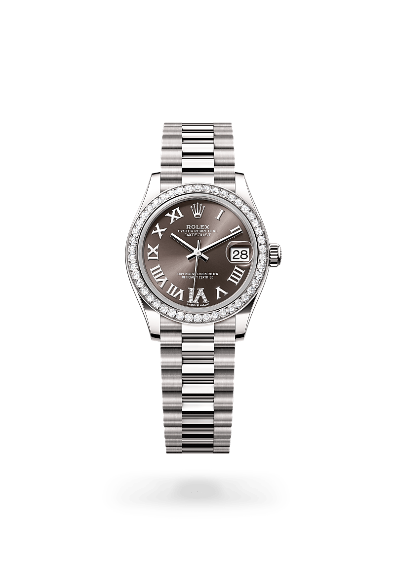 Rolex Datejust in 18 ct white gold, M278289RBR-0020 - Humbertown Jewellers