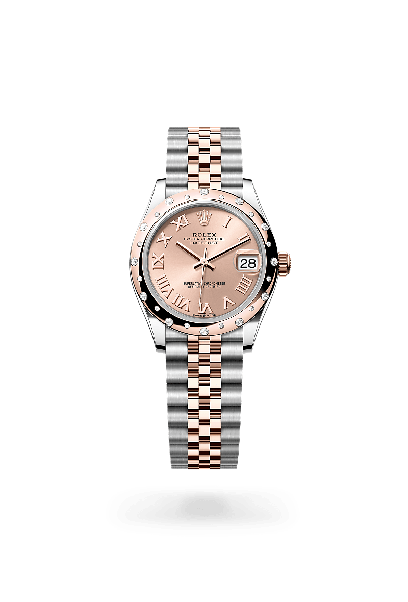 Rolex Datejust in Everose Rolesor - combination of Oystersteel and Everose gold, M278341RBR-0006 - La Différence Time Centre