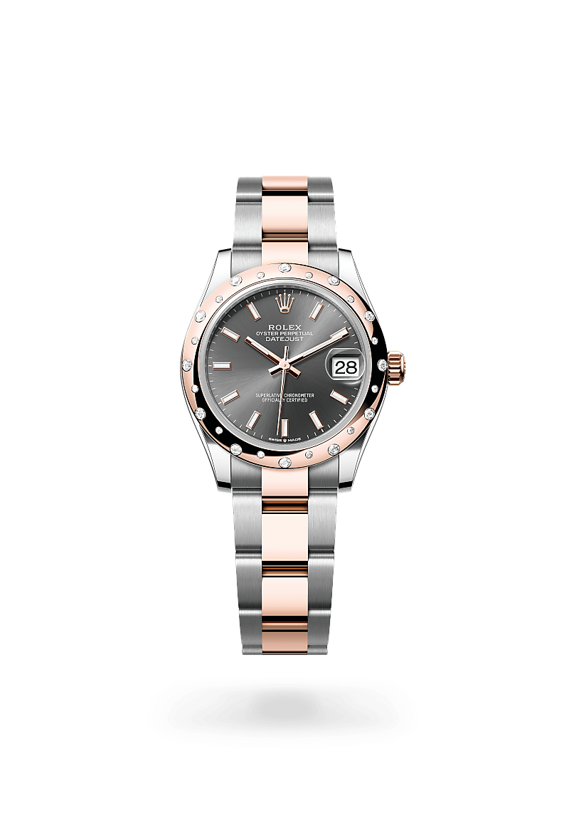 Rolex Datejust in Everose Rolesor - combination of Oystersteel and Everose gold, M278341RBR-0017 - La Différence Time Centre