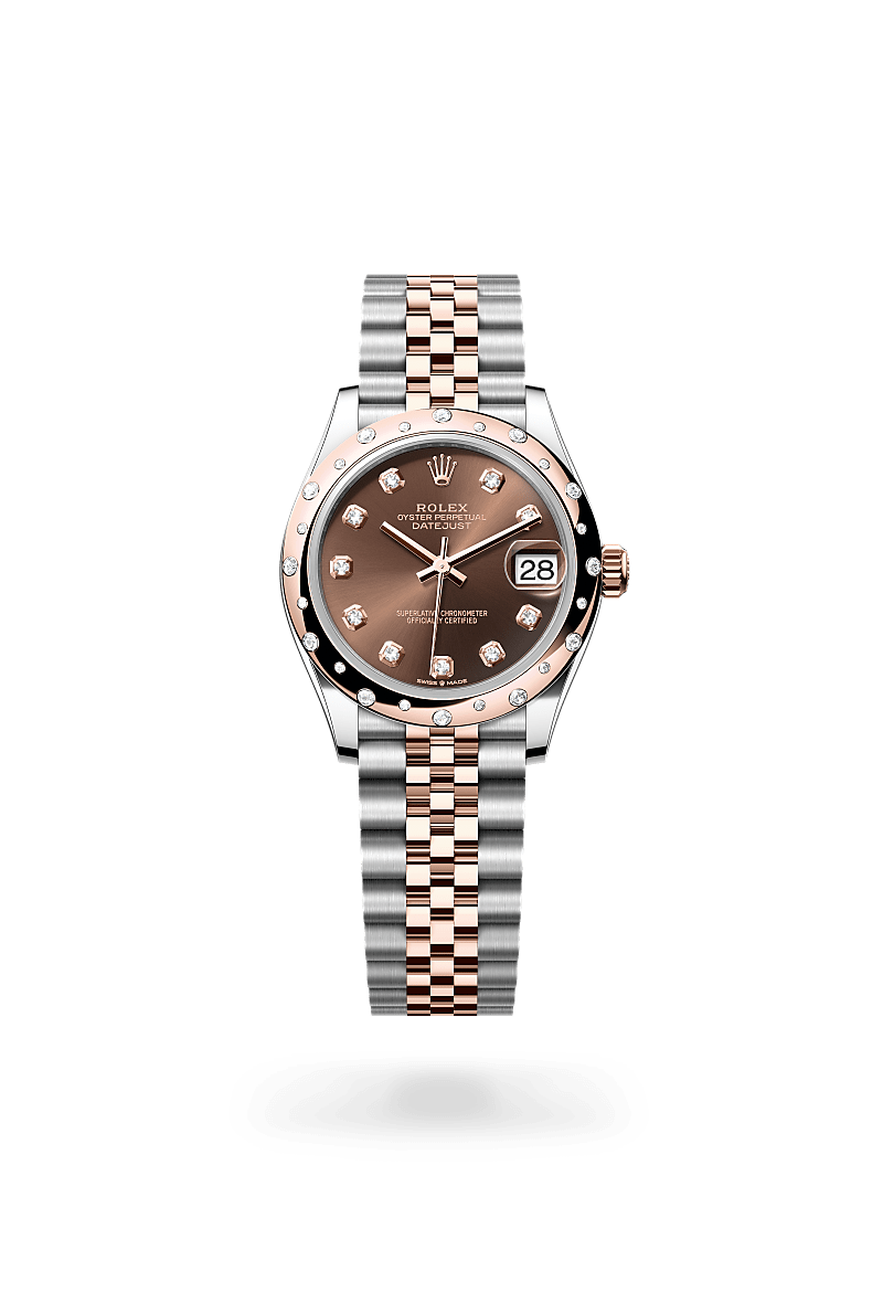 Rolex Datejust in Everose Rolesor - combination of Oystersteel and Everose gold, M278341RBR-0028 - La Différence Time Centre