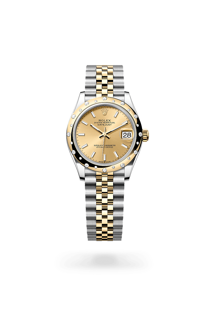 Rolex Datejust in Yellow Rolesor - combination of Oystersteel and yellow gold, M278343RBR-0014 - La Différence Time Centre