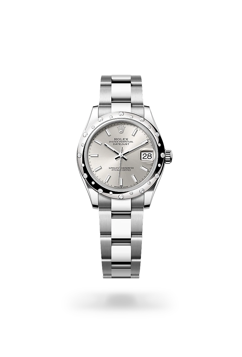 Rolex Datejust in White Rolesor - combination of Oystersteel and white gold, M278344RBR-0013 - La Différence Time Centre