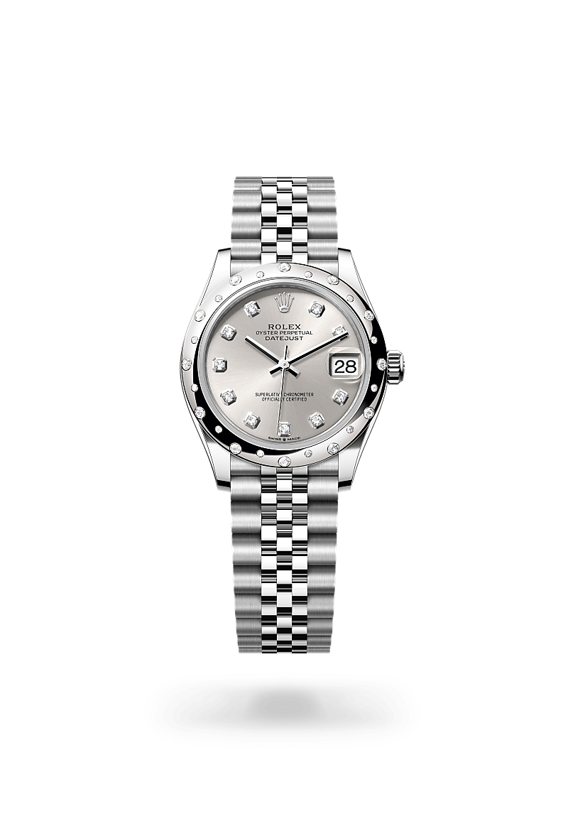 Rolex Datejust in White Rolesor - combination of Oystersteel and white gold, M278344RBR-0032 - La Différence Time Centre