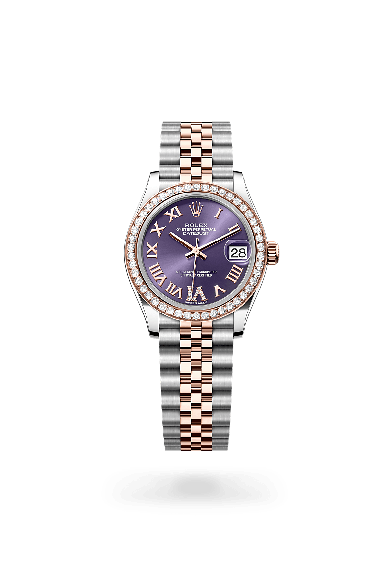 Rolex Datejust in Everose Rolesor - combination of Oystersteel and Everose gold, M278381RBR-0020 - Humbertown Jewellers