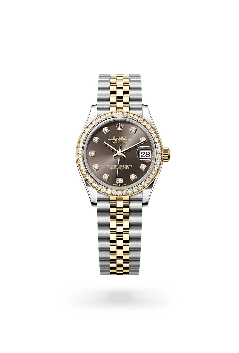 Rolex Datejust in Yellow Rolesor - combination of Oystersteel and yellow gold, M278383RBR-0022 - Rolex Boutique San Jose