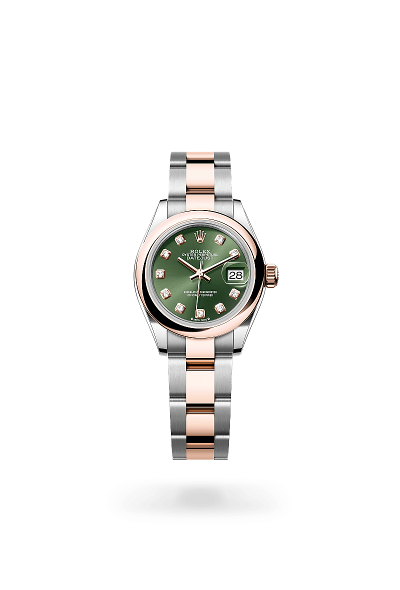 Rolex Lady-Datejust in Everose Rolesor - combination of Oystersteel and Everose gold, M279161-0008 - Rolex Boutique San Jose