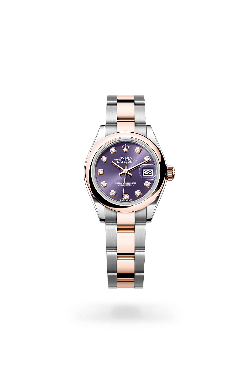 Rolex Lady-Datejust in Everose Rolesor - combination of Oystersteel and Everose gold, M279161-0016 - Rolex Boutique San Jose Rolex Lady-Datejust in Everose Rolesor - combination of Oystersteel and Everose gold, M279161-0016 - Rolex Boutique San Jose