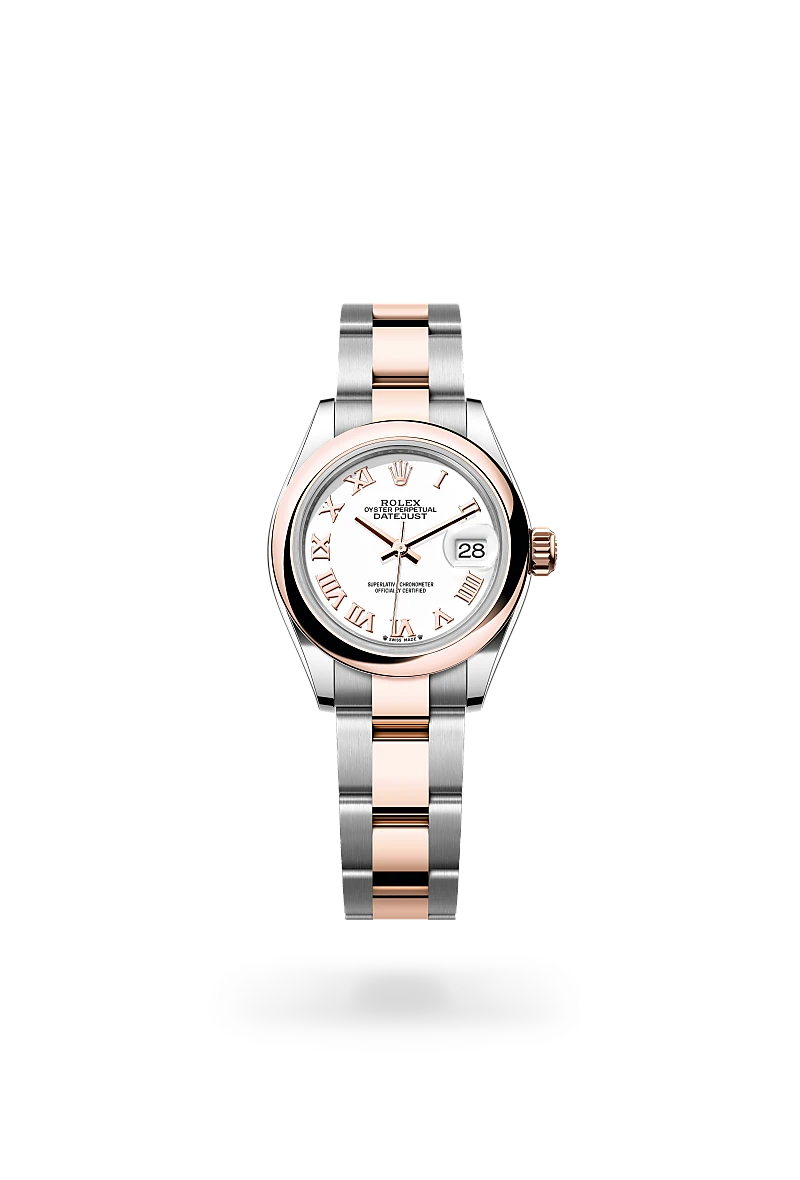 Rolex Lady-Datejust in Everose Rolesor - combination of Oystersteel and Everose gold, M279161-0022 - Heller Jewelers