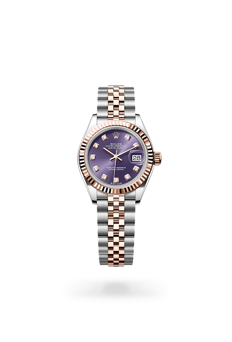 Rolex Lady-Datejust in Everose Rolesor - combination of Oystersteel and Everose gold, M279171-0015 - Rolex Boutique San Jose