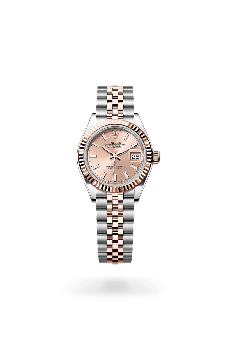 Rolex Lady-Datejust in Everose Rolesor - combination of Oystersteel and Everose gold, M279171-0023 - Rolex Boutique San Jose