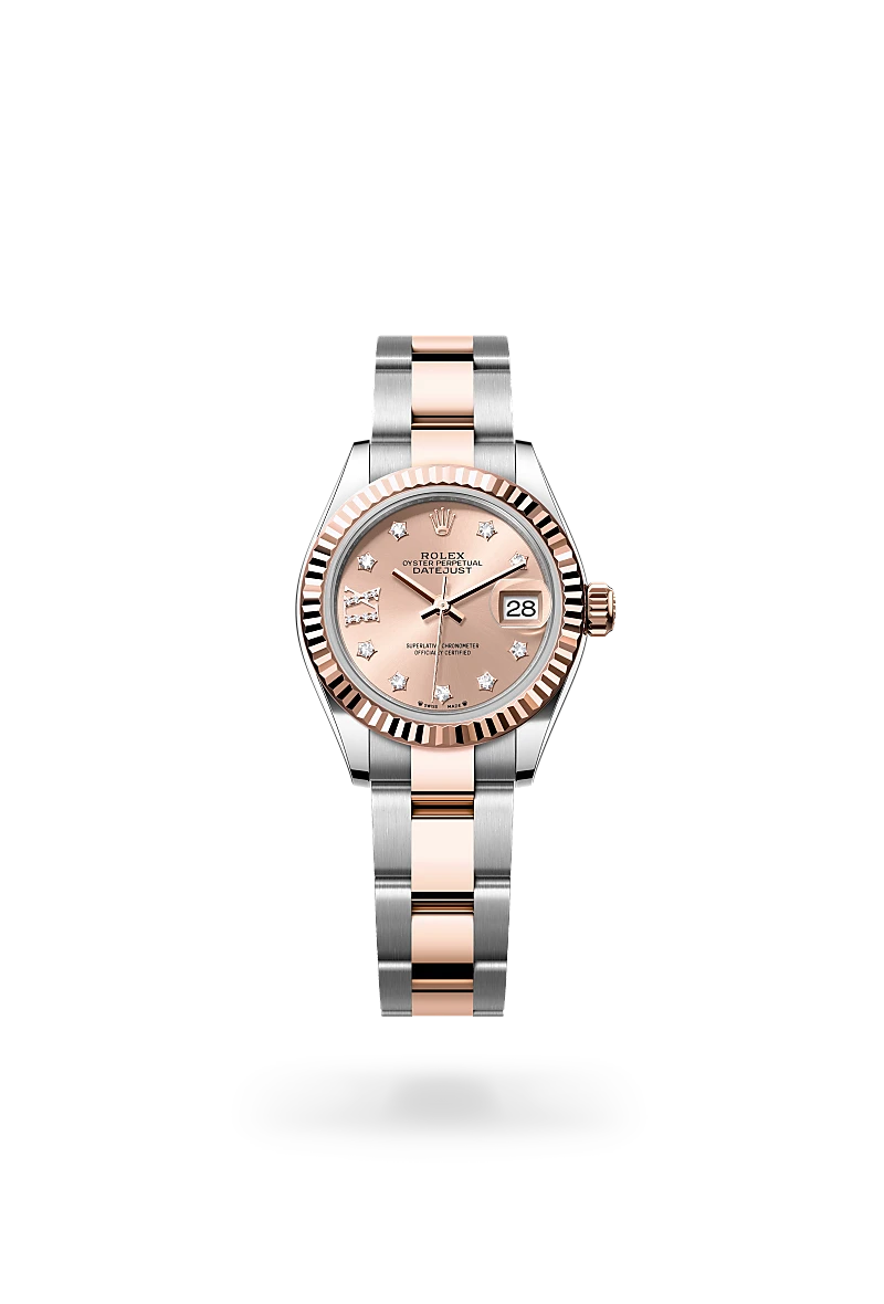 Rolex Lady-Datejust in Everose Rolesor - combination of Oystersteel and Everose gold, M279171-0028 - Chrono Jewelry