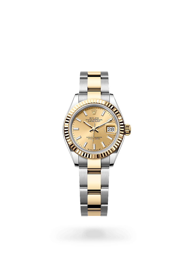 Rolex Lady-Datejust in Yellow Rolesor - combination of Oystersteel and yellow gold, M279173-0002 - La Différence Time Centre