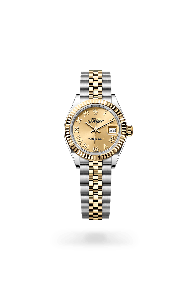 Rolex Lady-Datejust in Yellow Rolesor - combination of Oystersteel and yellow gold, M279173-0009 - Rolex Boutique San Jose